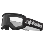 Alpinestars Crossbril Vision 3 Wordmark - Zwart - Clear Lens