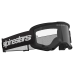 Alpinestars Motocross Goggle Vision 3 Wordmark - Black - Clear Lens