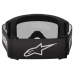 Alpinestars Crossbril Vision 3 Wordmark - Zwart - Spiegel Lens