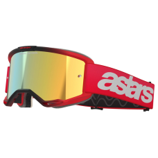 Alpinestars Crossbril Vision 5 Blaze - Rood - Spiegel Lens