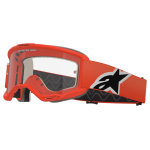 Alpinestars Crossbril Vision 5 Corp - Oranje - Clear Lens