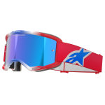 Alpinestars Crossbril Vision 5 Corp - Rood / Wit / Blauw - Spiegel Lens