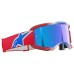 Alpinestars Crossbril Vision 5 Corp - Rood / Wit / Blauw - Spiegel Lens