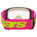 Alpinestars Crossbril Vision 5 Wordmark - Roze / Fluo Geel - Clear Lens