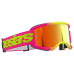 Alpinestars Motocross Goggle Vision 5 Wordmark - Pink / Fluo Yellow - Mirror Lens