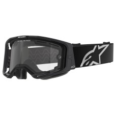 Alpinestars Motocross Goggle Vision 8 Corp - Black - Dual Panel Clear Lens