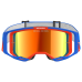 Alpinestars Motocross Goggle Vision 8 Wordmark - Blue / Orange - Mirror Lens