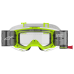 Alpinestars Motocross Goggle Vision 8 Wordmark - Roll-Off - White / Fluo Yellow - Clear Lens