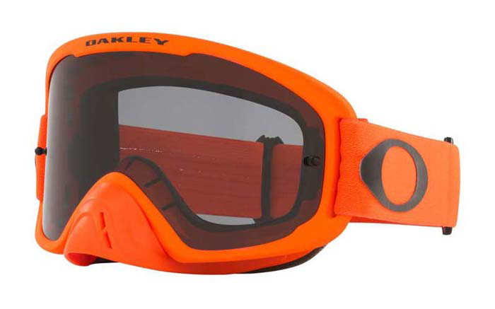Oakley O-frame 2.0 : Oakley Motocross Goggle O-frame 2.0 Moto Orange Dark Grey Lens