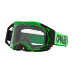 Oakley Motocross Goggle Airbrake Moto Green B1B - Clear Lens