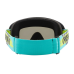 Oakley Motocross Goggle O-frame Teal Checks - Dark Grey Lens