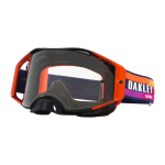 Oakley Motocross Goggle Airbrake Navy Sunrise - Clear Lens