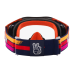 Oakley Crossbril Airbrake Navy Sunrise - Clear Lens