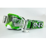 RNR Crossbril Racerpack Platinum - Groen