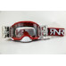 RNR Crossbril Racerpack Platinum - Rood