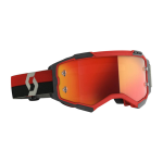 Scott Crossbril Fury - Rood / Zwart - Spiegel Lens