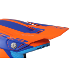 6D Helmet Visor ATR-2 Sector Matte - Orange/Blue