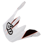 6D - Helmet Visor ATR-1 Evo Carbon - White Gloss Finish