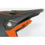 6D Helmklep ATR-1 Stealth Graphic - Charcoal / Neon Oranje