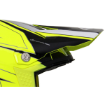 6D Helmklep ATR-1 Sonic - Neon Geel / Zwart