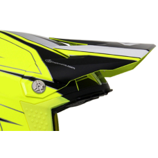 6D Helmklep ATR-1 Sonic - Neon Geel / Zwart