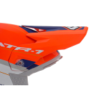 6D Helmklep ATR-1 Pace - Oranje / Blauw / Wit