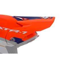 6D Helmklep ATR-1 Pace - Oranje / Blauw / Wit