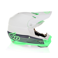 6D Motocross Helmet ATR-1 Split - Neon Green