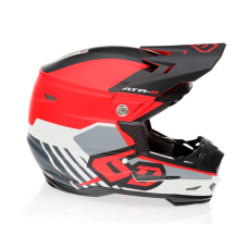6D Motocross Helmet ATR-2 Target - Red