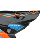 6D Kinder Helmklep ATR-2Y Element - Neon Oranje