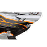 6D Helmet Visor ATR-2 Phase - White / Orange