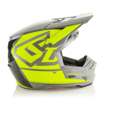 6D Motocross Helmet ATR-3 Hex - Neon Yellow