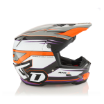 6D Crosshelm ATR-3 Hyper - Neon Oranje / Paars
