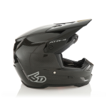 6D Motocross Helmet ATR-3 Solid - Gloss Black