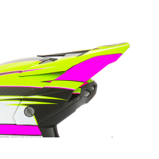 6D Helmet Visor ATR-3 Hyper - Neon Pink / Yellow