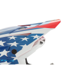 6D Helmklep ATR-3 Patriot - Rood / Wit / Blauw