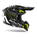Airoh Motocross Helmet Aviator 3 Primal - Matte Black / White / Fluo Yellow