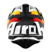 Airoh Motocross Helmet Aviator 3 Rainbow - Gloss White / Black / Yellow