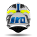 Airoh Motocross Helmet Aviator 3 Wave - Silver / Chrome