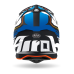 Airoh Motocross Helmet Strycker Shaded - Matte Blue / White / Black