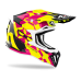 Airoh Motocross Helmet Strycker XXX - Gloss Fluo Yellow / Pink