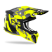 Airoh Motocross Helmet Strycker XXX - Matte Fluo Yellow / Grey