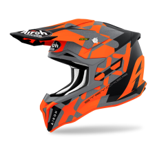 Airoh Motocross Helmet Strycker XXX - Matte Fluo Orange / Grey