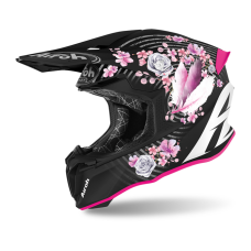 Airoh Motocross Helmet Twist 2.0 Mad - Matte Black / Pink