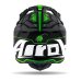 Airoh Motocross Helmet Wraap Mood - Matte Fluo Green / Grey