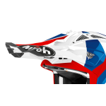 Airoh Helmet Visor Aviator Ace Trick - Gloss Red / White / Blue