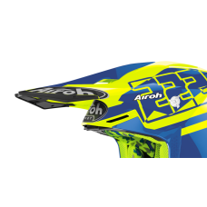 Airoh Helmet Visor Twist 2.0 Cairoli - Gloss Fluo Yellow / Blue