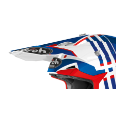 Airoh Helmet Visor Wraap Broken - Gloss Red / White / Blue