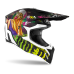 Airoh Kinder Motocross Helmet Wraap Pin Up - Matte Multi