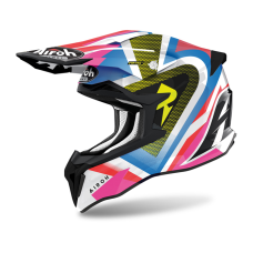 Airoh Motocross Helmet Strycker View - Gloss Multi